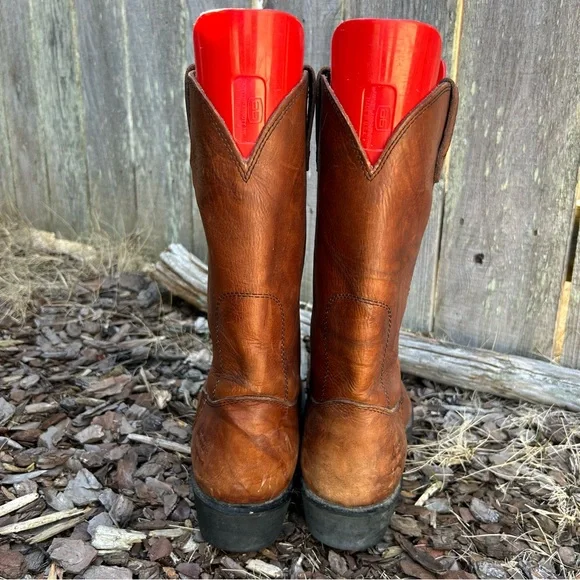 Georgia Boots Farm Ranch G5755 Carbo Tech Wellington Russet WildwoodMens 11M